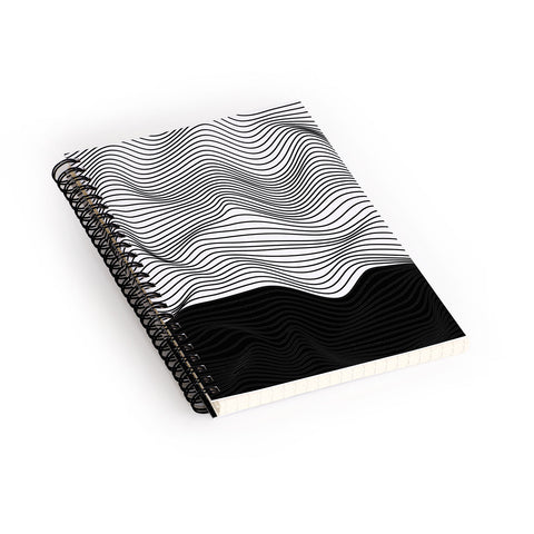 Viviana Gonzalez Black and white collection 06 Spiral Notebook