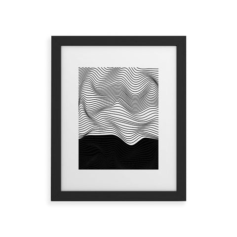 Viviana Gonzalez Black and white collection 06 Framed Art Print