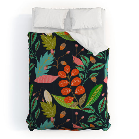 Viviana Gonzalez Botanic Floral 1 Comforter