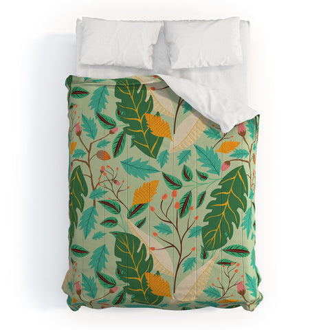 Viviana Gonzalez Botanic Floral 2 Comforter