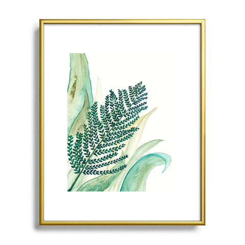 Viviana Gonzalez Botanical vibes 04 Metal Framed Art Print