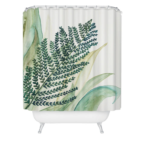 Viviana Gonzalez Botanical vibes 04 Shower Curtain