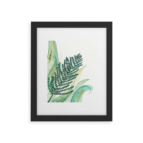 Viviana Gonzalez Botanical vibes 04 Framed Art Print