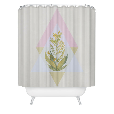 Viviana Gonzalez Botanical vibes 09 Shower Curtain