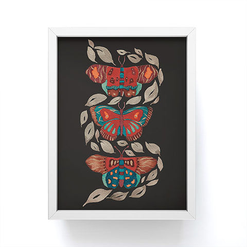 Viviana Gonzalez Butterflies and Botanicals Framed Mini Art Print