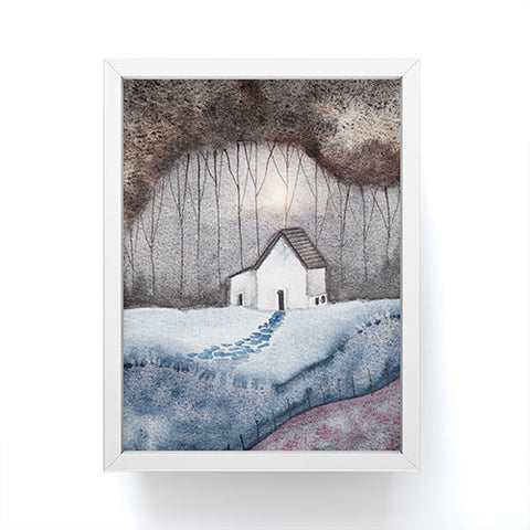 Viviana Gonzalez Cottage In The Woods 3 Framed Mini Art Print