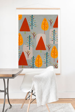 Viviana Gonzalez Decor Modern Christmas 2 Art Print And Hanger