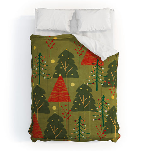 Viviana Gonzalez Decor Modern Christmas 3 Comforter