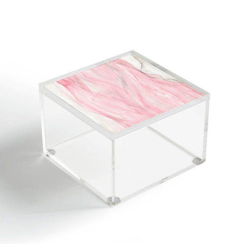 Viviana Gonzalez Delicate pink waves Acrylic Box
