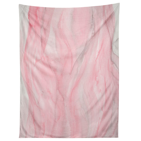 Viviana Gonzalez Delicate pink waves Tapestry