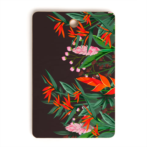 Viviana Gonzalez Dramatic Florals collection 01 Cutting Board Rectangle
