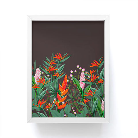 Viviana Gonzalez Dramatic Florals collection 01 Framed Mini Art Print