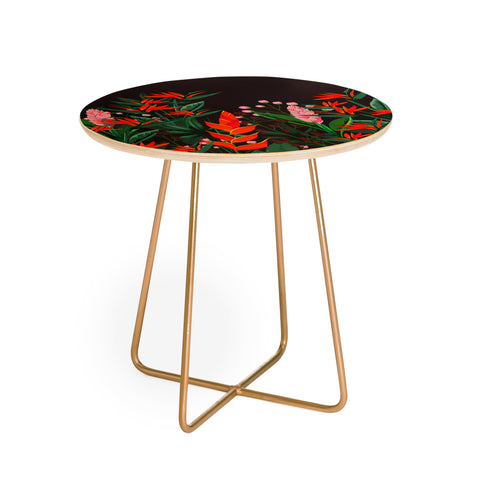 Viviana Gonzalez Dramatic Florals collection 01 Round Side Table