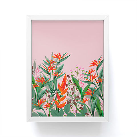 Viviana Gonzalez Dramatic Florals collection 02 Framed Mini Art Print