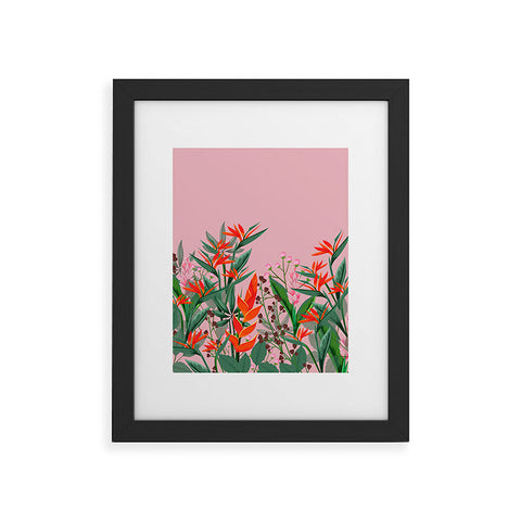 Viviana Gonzalez Dramatic Florals collection 02 Framed Art Print