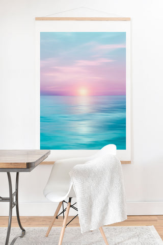 Viviana Gonzalez Dreamy sunset Art Print And Hanger