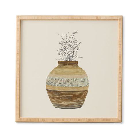 Viviana Gonzalez Earthenware Inspiration Vase Framed Wall Art
