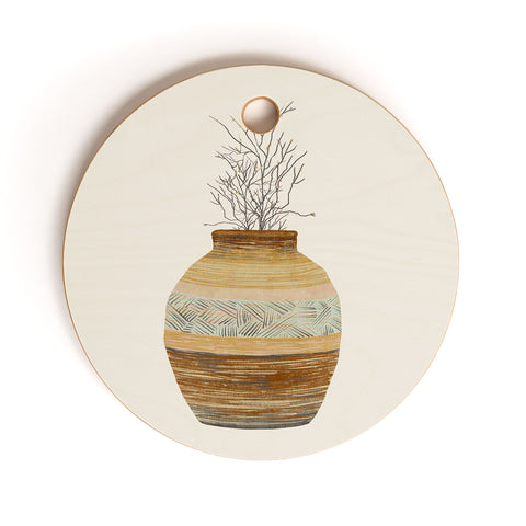 Viviana Gonzalez Earthenware Inspiration Vase Cutting Board Round