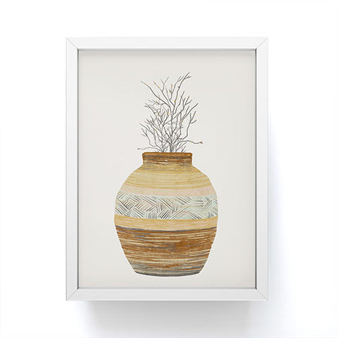Viviana Gonzalez Earthenware Inspiration Vase Framed Mini Art Print
