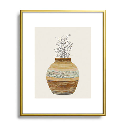 Viviana Gonzalez Earthenware Inspiration Vase Metal Framed Art Print