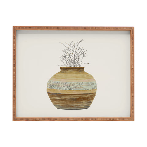 Viviana Gonzalez Earthenware Inspiration Vase Rectangular Tray