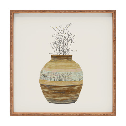 Viviana Gonzalez Earthenware Inspiration Vase Square Tray
