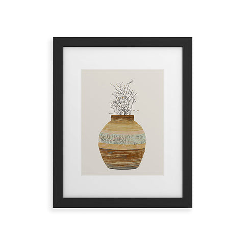 Viviana Gonzalez Earthenware Inspiration Vase Framed Art Print