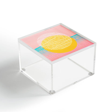 Viviana Gonzalez Electric minimal sun Acrylic Box