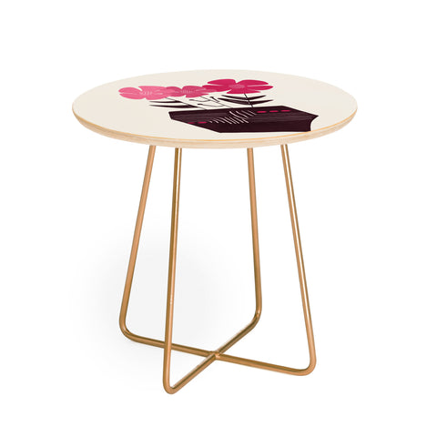 Viviana Gonzalez Floral vibes III Round Side Table
