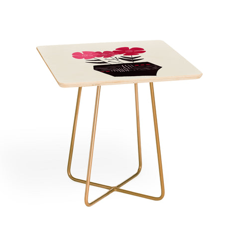 Viviana Gonzalez Floral vibes III Square Side Table