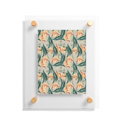 Viviana Gonzalez Florals pattern 01 Floating Acrylic Print