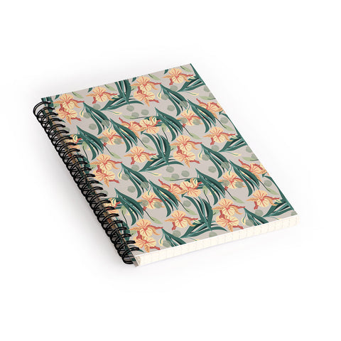 Viviana Gonzalez Florals pattern 01 Spiral Notebook