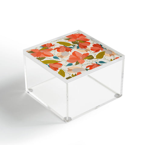 Viviana Gonzalez Florals pattern 02 Acrylic Box