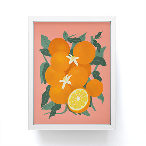 Viviana Gonzalez Fruit Harvest 01 Oranges Framed Mini Art Print
