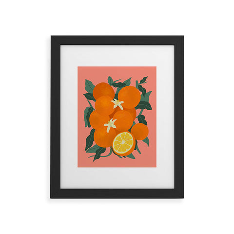 Viviana Gonzalez Fruit Harvest 01 Oranges Framed Art Print