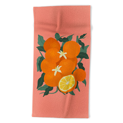 Viviana Gonzalez Fruit Harvest 01 Oranges Beach Towel