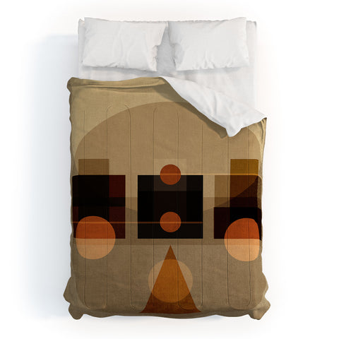 Viviana Gonzalez Geometric Abstract 2 Comforter