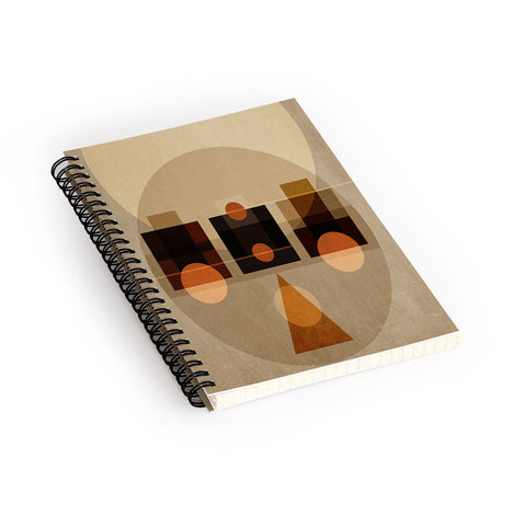 Viviana Gonzalez Geometric Abstract 2 Spiral Notebook