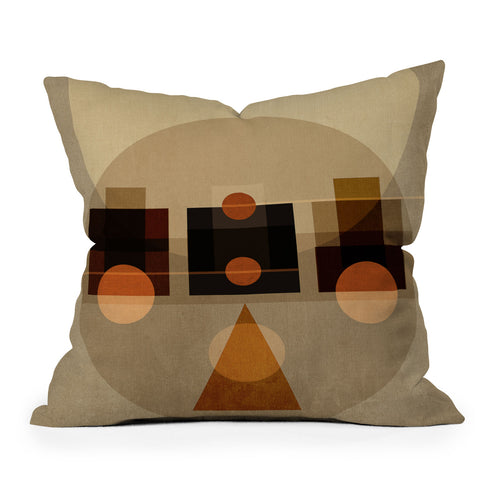 Viviana Gonzalez Geometric Abstract 2 Throw Pillow