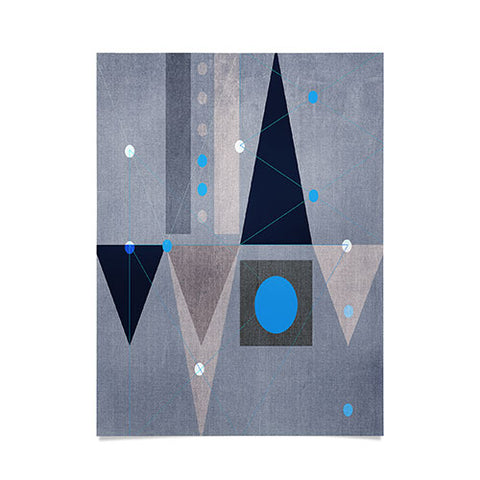 Viviana Gonzalez Geometric Abstract 5 Poster
