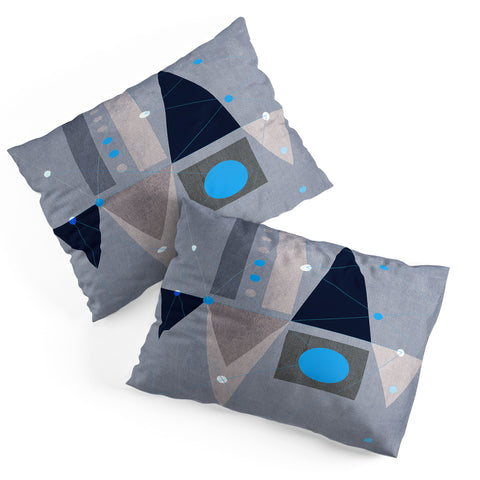 Viviana Gonzalez Geometric Abstract 5 Pillow Shams