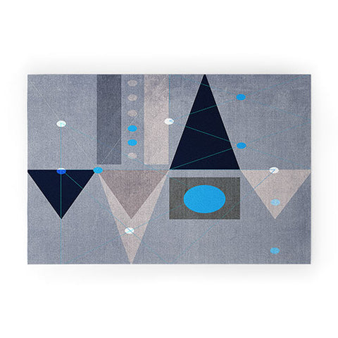 Viviana Gonzalez Geometric Abstract 5 Welcome Mat