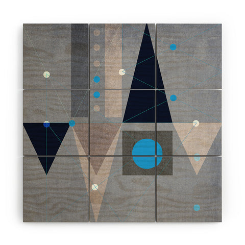 Viviana Gonzalez Geometric Abstract 5 Wood Wall Mural