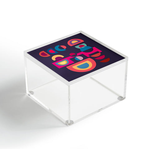 Viviana Gonzalez Geometric Colorplay 1 Acrylic Box