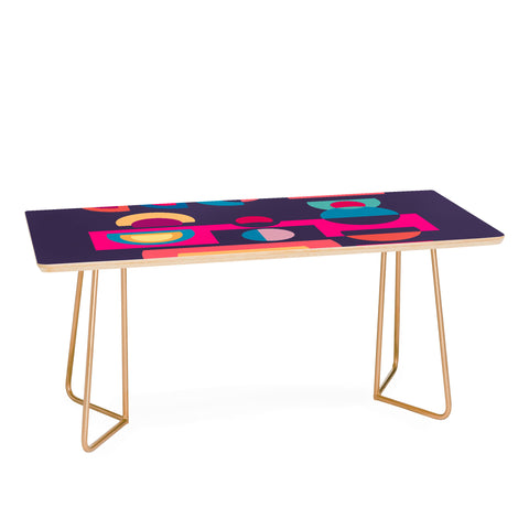 Viviana Gonzalez Geometric Colorplay 1 Coffee Table