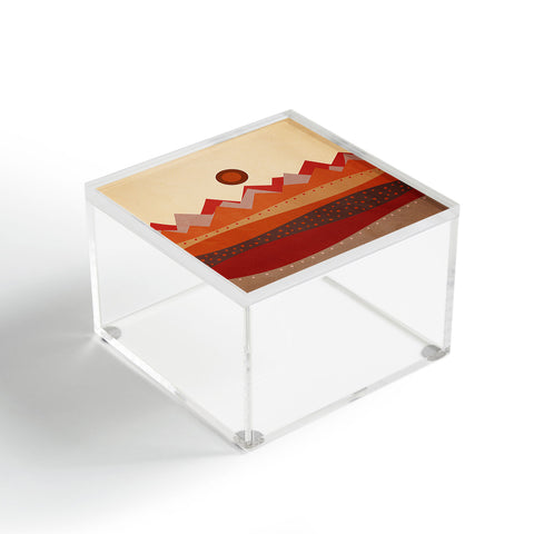 Viviana Gonzalez Geometric Landscape II Acrylic Box