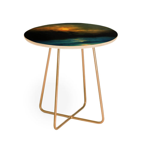 Viviana Gonzalez Hope In The Blue Water Round Side Table