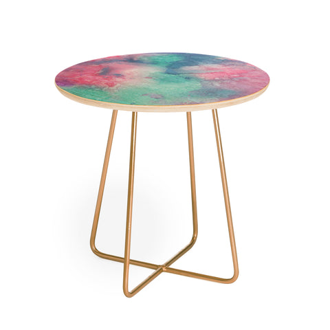 Viviana Gonzalez Ink Play Abstract 02 Round Side Table