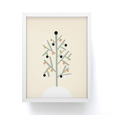 Viviana Gonzalez Light and cozy holiday Framed Mini Art Print