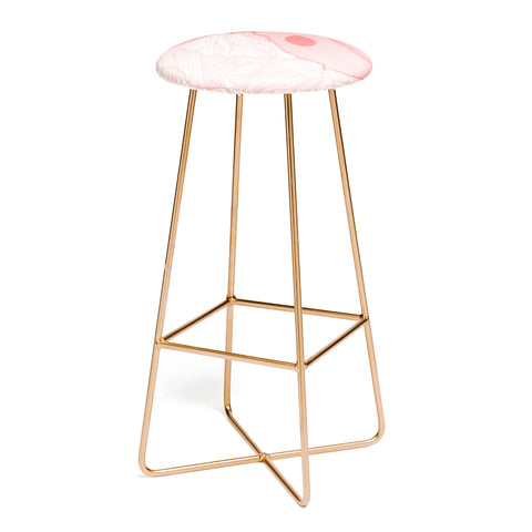 Viviana Gonzalez Lines in the mountains Bar Stool